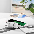 Wall charger “C41A Wisdom” EU dual USB charging adapter