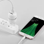 Wall charger “C41A Wisdom” EU dual USB charging adapter