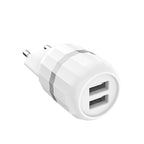 Wall charger “C41A Wisdom” EU dual USB charging adapter