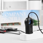 Wall charger “C44 Plentiful” US charging adapter with built-in wire