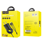 Wall charger “C44 Plentiful” US charging adapter with built-in wire