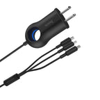 Wall charger “C44 Plentiful” US charging adapter with built-in wire