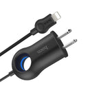 Wall charger “C44 Plentiful” US charging adapter with built-in wire