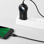 Wall charger “C44 Plentiful” US charging adapter with built-in wire