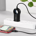 Wall charger “C44 Plentiful” US charging adapter with built-in wire