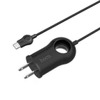 Wall charger “C44 Plentiful” US charging adapter with built-in wire