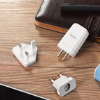 Wall charger “C45 Cool rotary” US / EU / UK charging adapter