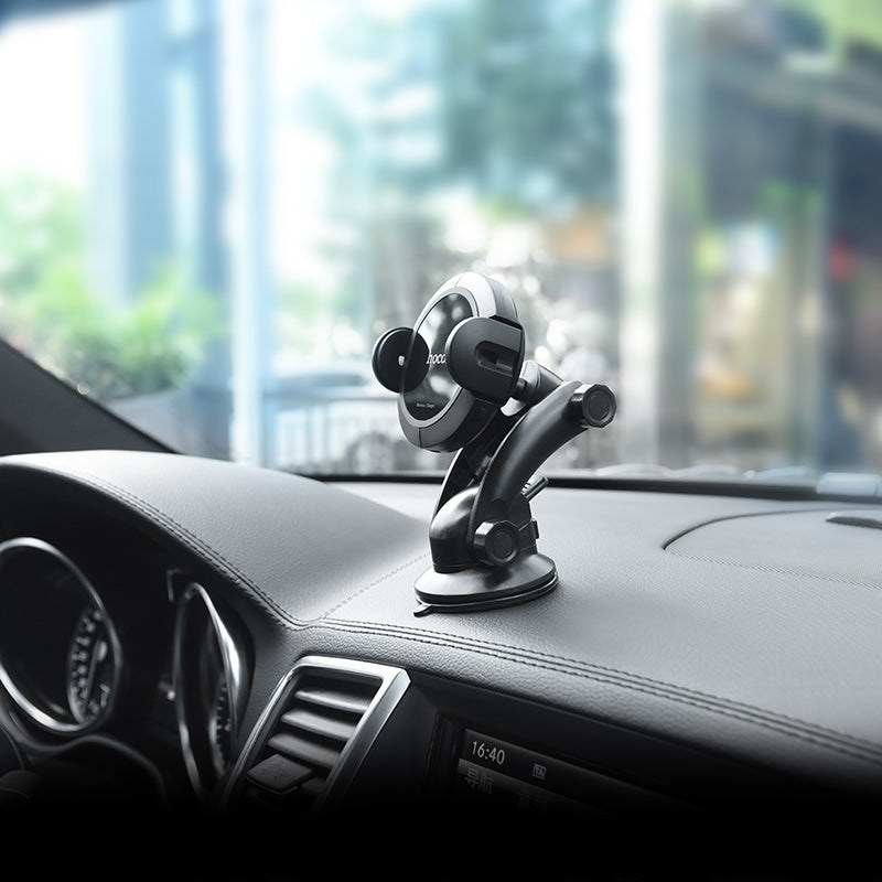 Car wireless charger «CA35» clip air outlet and suction base