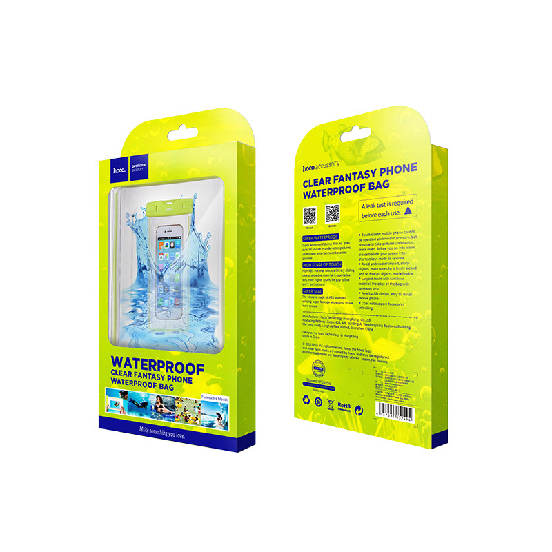 Waterproof case “Clear fantasy” universal swim bag depth 20m
