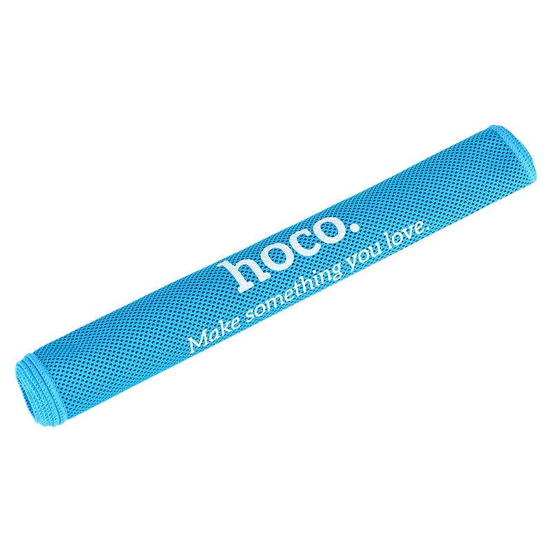Cooling polyester towel for travel sport