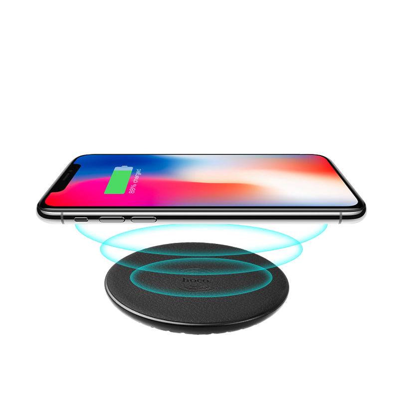 Wireless charger “CW14 Round” portable tabletop charging pad dock