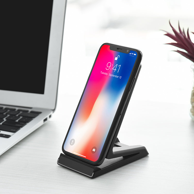 Wireless charger “CW1B Z-shape” portable tabletop charging dock