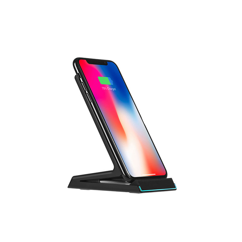 Wireless charger “CW1B Z-shape” portable tabletop charging dock