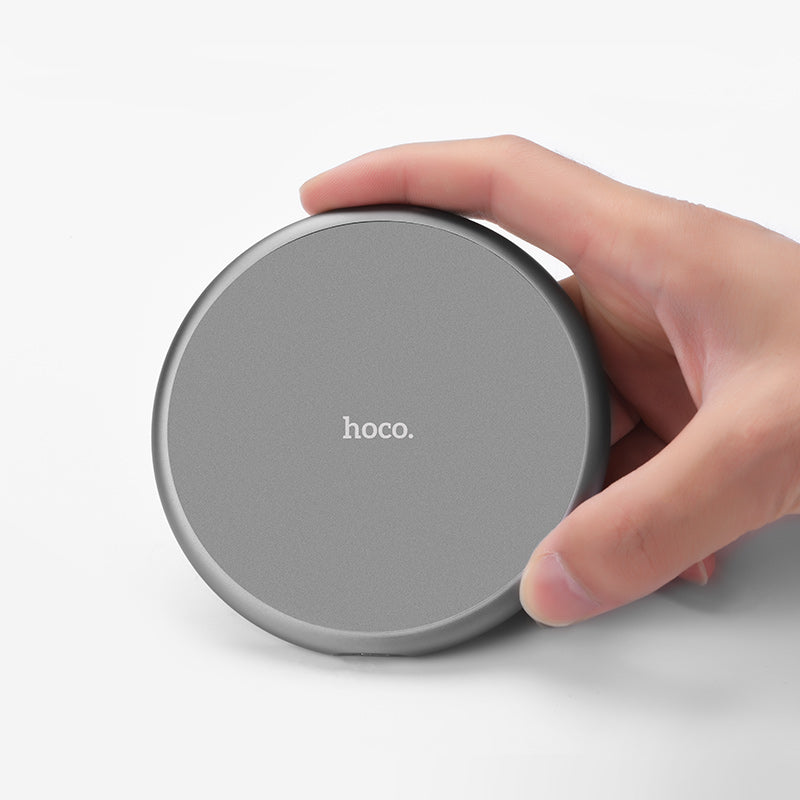 Wireless charger “CW3A Round” portable tabletop charging dock