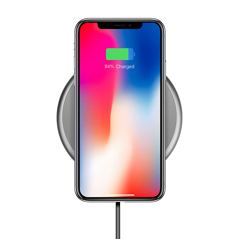 Wireless charger “CW3A Round” portable tabletop charging dock