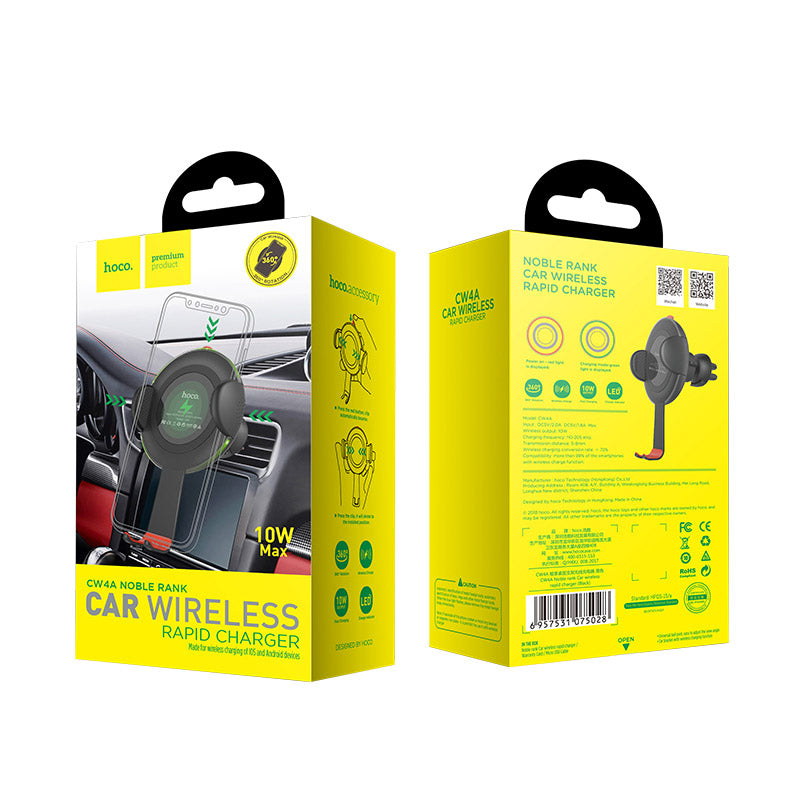 Car wireless charger «CW4A Noble rank» clip air outlet