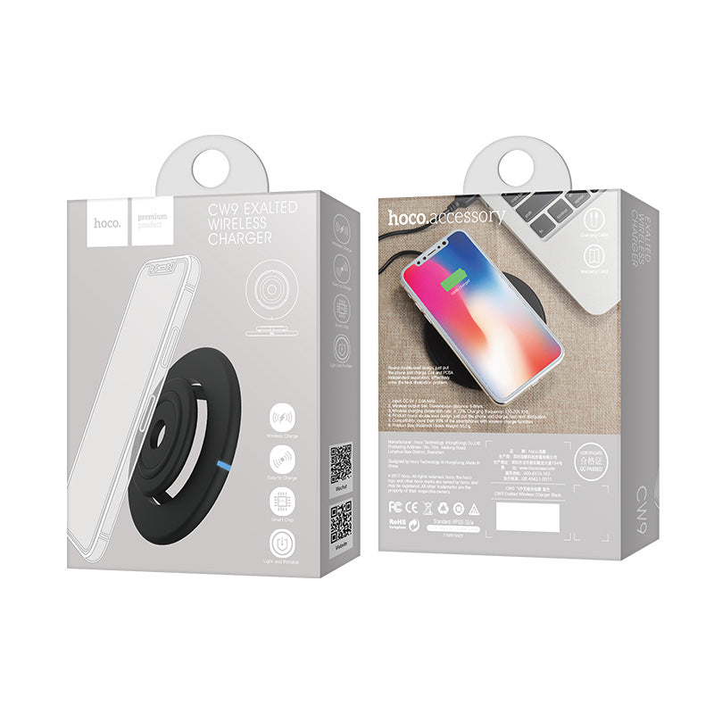 Wireless charger “CW9 Exalted” portable tabletop charging dock