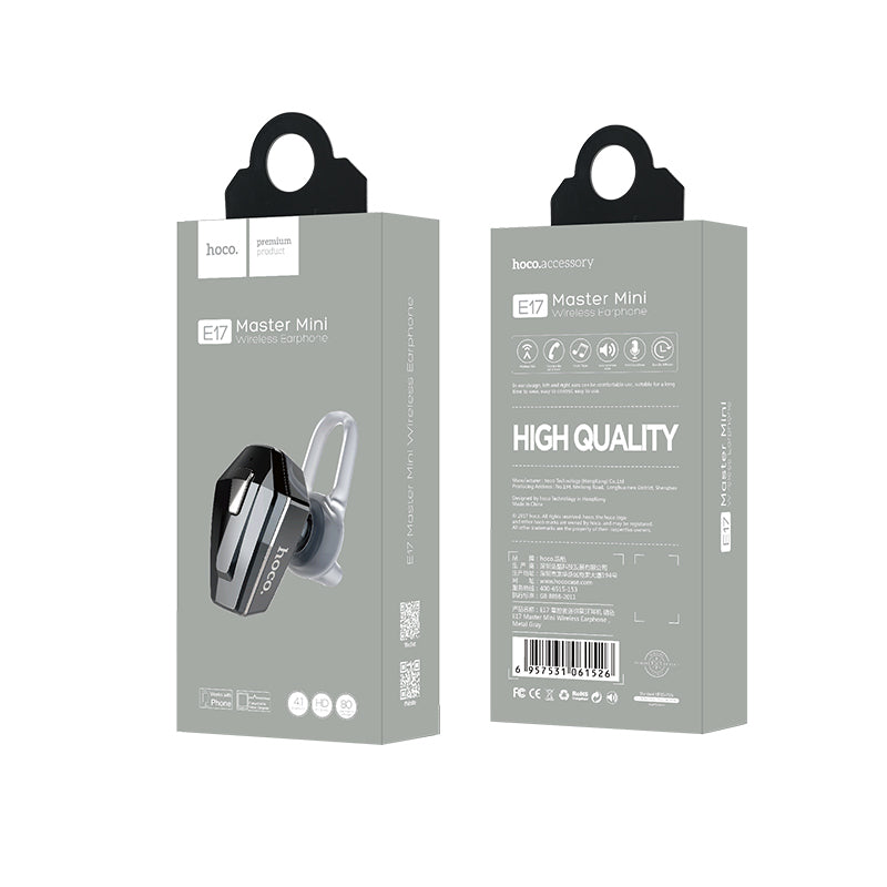 Wireless headset “E17 Master” earphone with mic