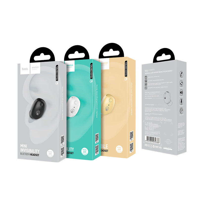 Wireless headset «E24 Ingenious sound» earphone with mic