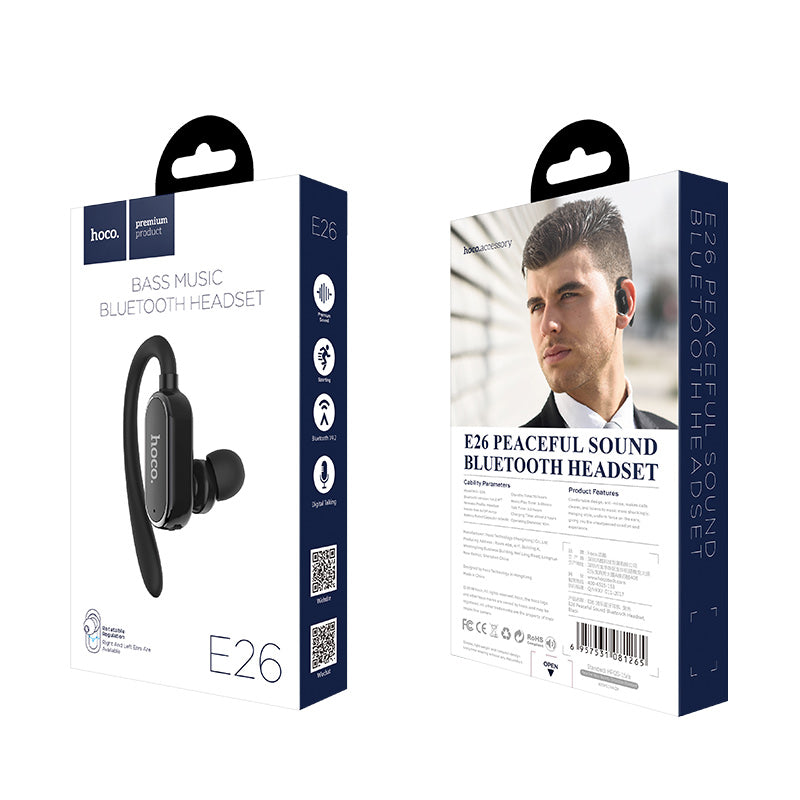 Wireless headset “E26 Peaceful sound” earphone with mic
