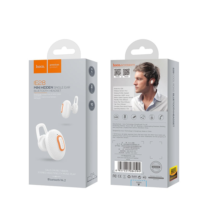 Wireless headset “E28 Cool road” earphone with mic