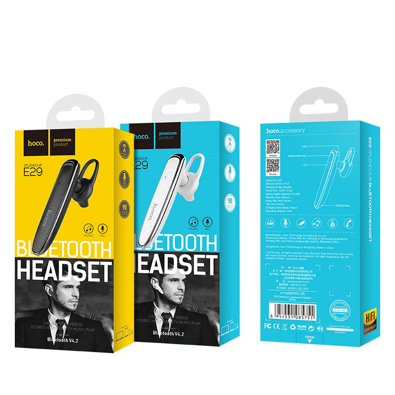 Wireless headset “E29 Splendour” earphone with mic