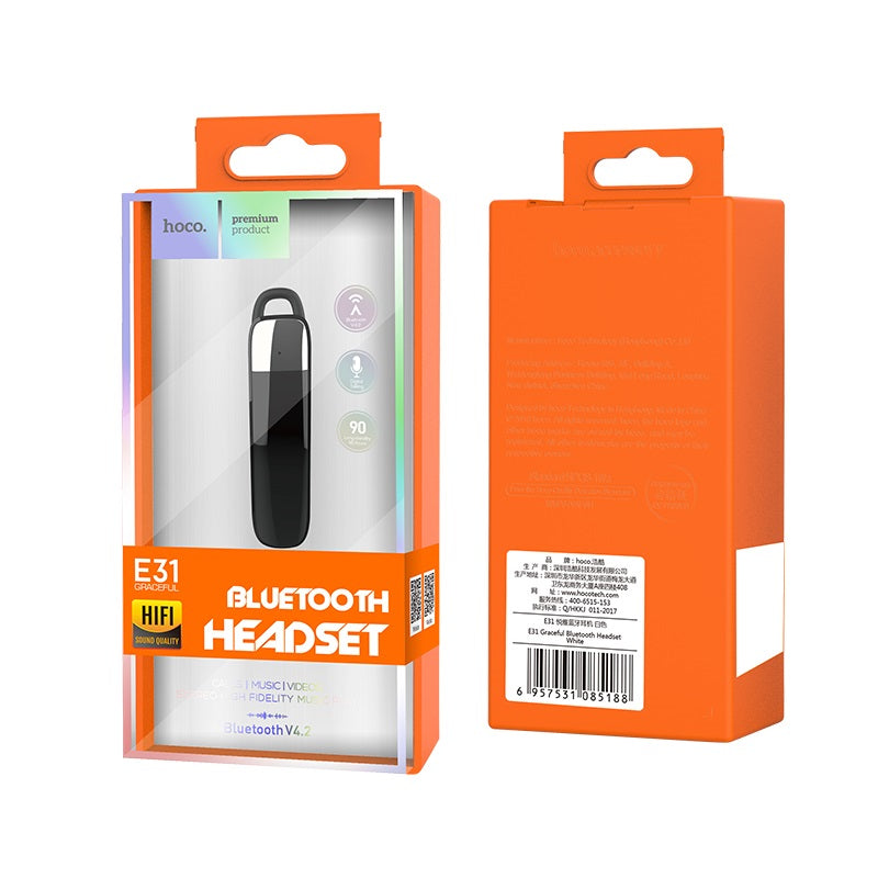 Wireless headset “E31 Graceful” earphone with mic