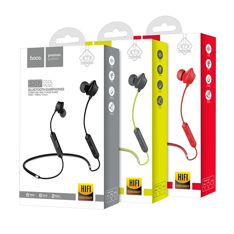 Wireless earphones “ES17 Cool music” sport headset with mic