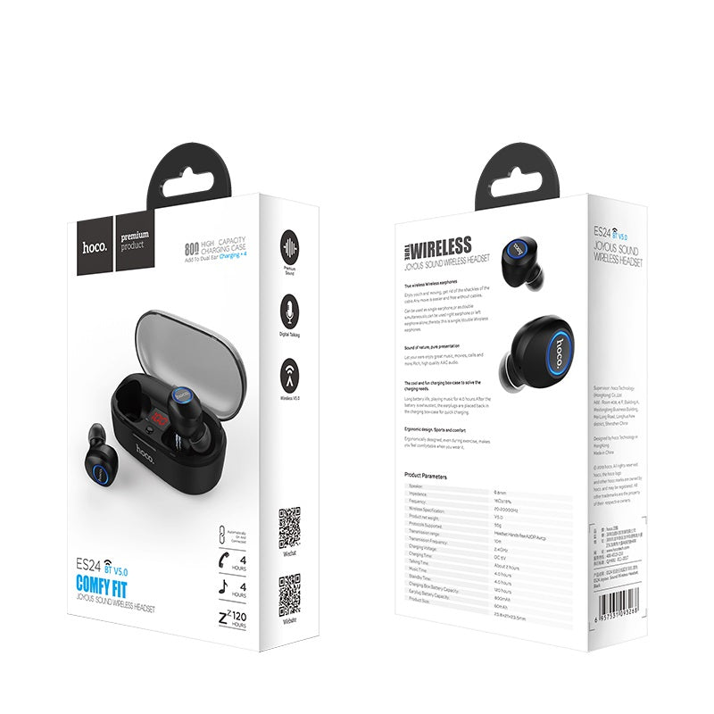 True wireless headset “ES24 Joyous sound” charging case