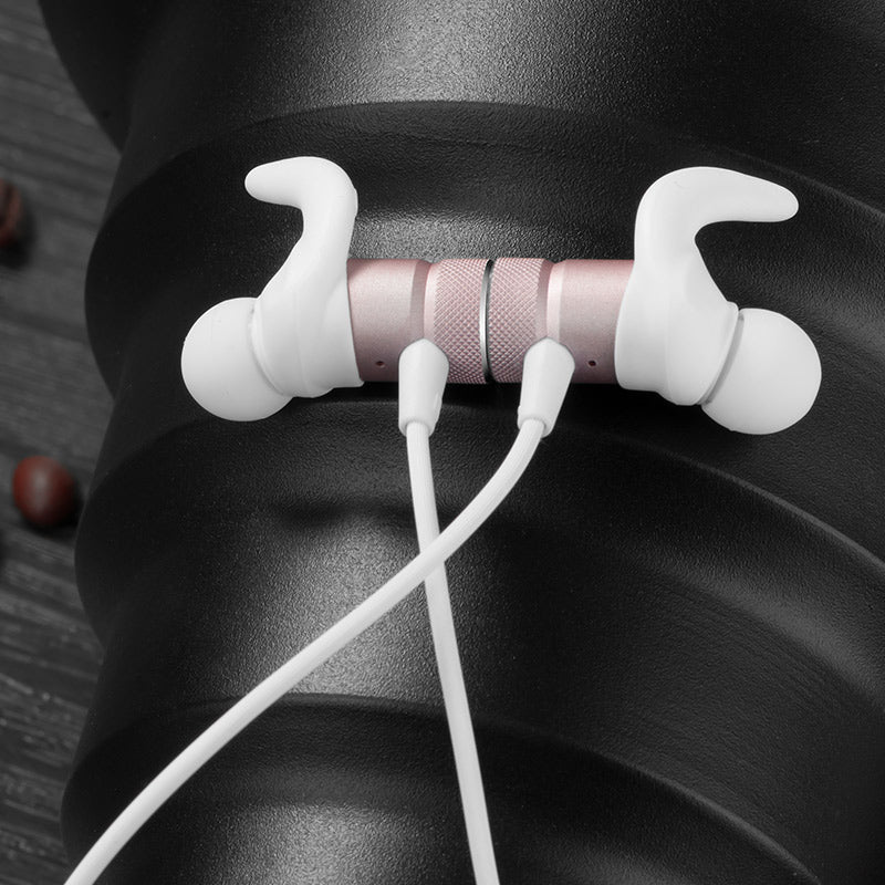 Wireless earphones “ES8 Nimble” magnetic sport headset with mic