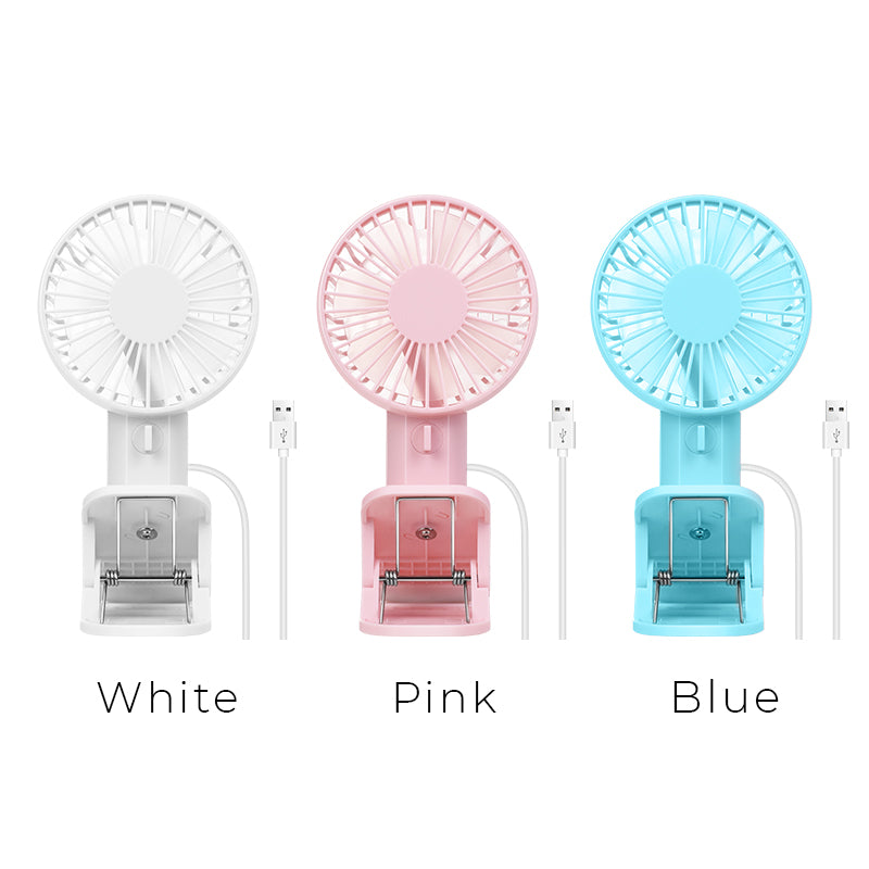 USB fan “F9 Double leaf” desktop clip adjustable angle