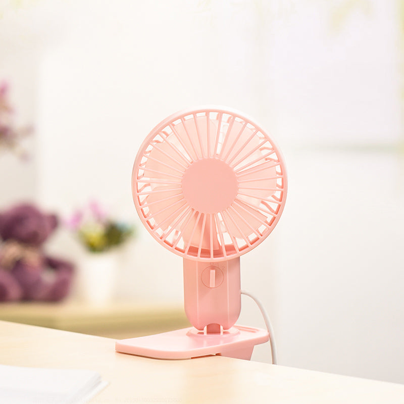 USB fan “F9 Double leaf” desktop clip adjustable angle