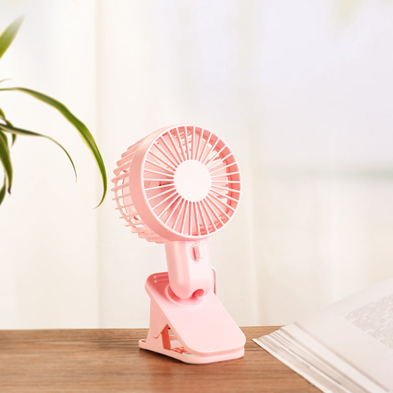 USB fan “F9 Double leaf” desktop clip adjustable angle