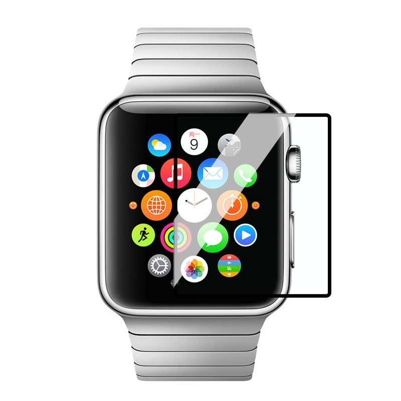 Apple Watch full rim tempered glass screen protector