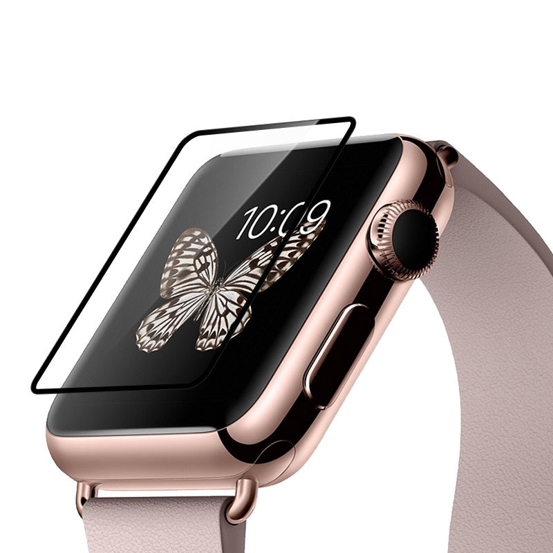 Apple Watch full rim tempered glass screen protector