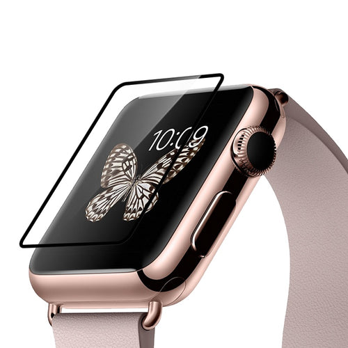 Apple Watch full rim tempered glass screen protector