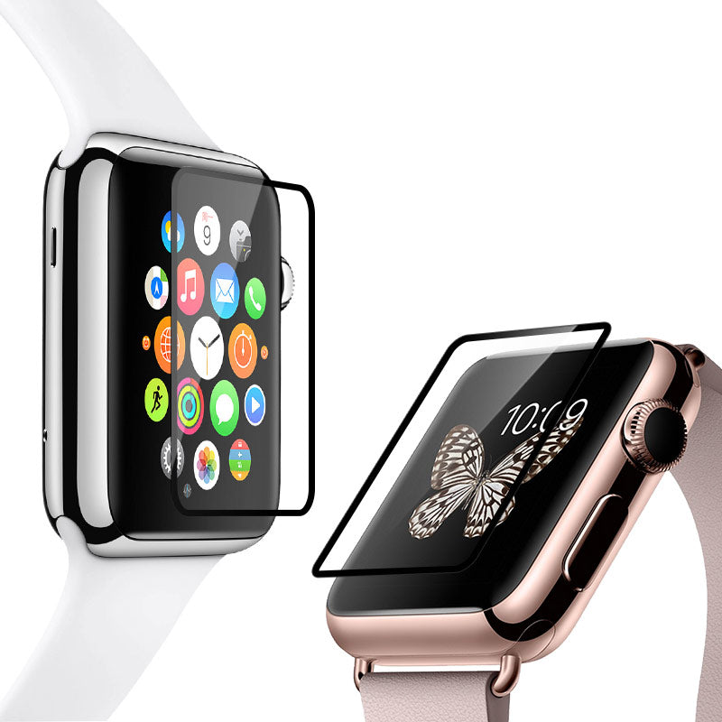 Apple Watch full rim tempered glass screen protector