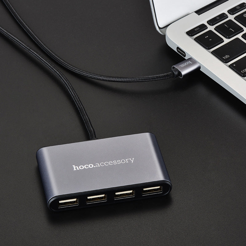 Type-C hub “HB3” USB-C to four ports USB 2.0 charging and data sync