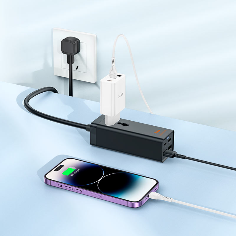Power strip “AC10 Barry” PD65W GaN + QC3.0 + 1 socket US