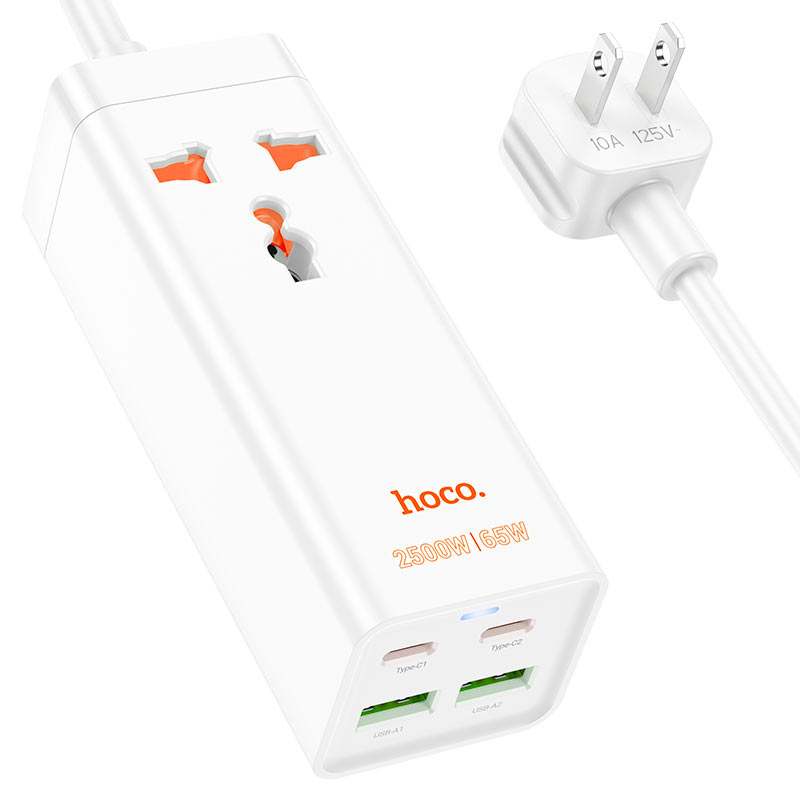 Power strip “AC10 Barry” PD65W GaN + QC3.0 + 1 socket US