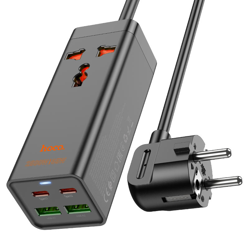 Power strip “AC10A Barry” PD65W GaN + QC3.0 + 1 socket EU
