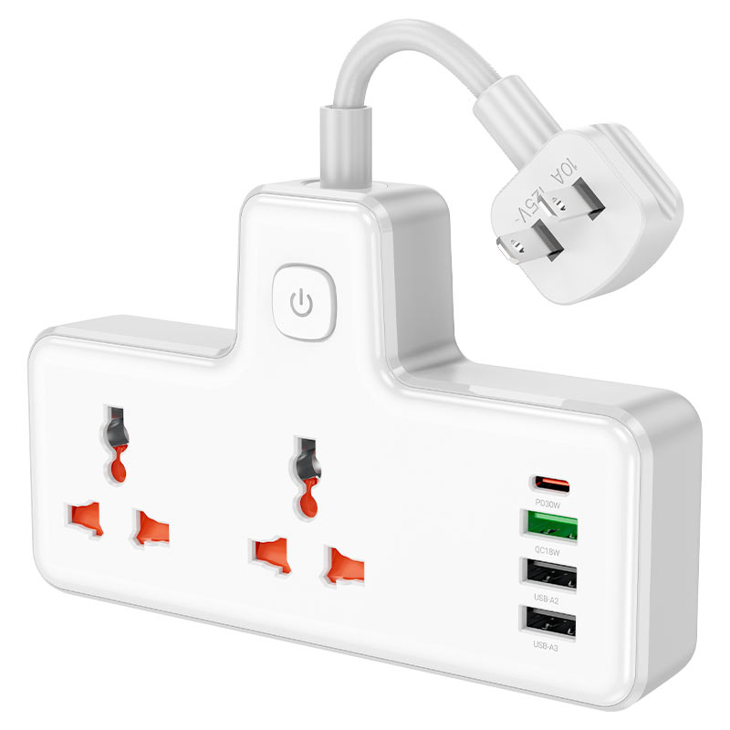 Power strip “AC12 Reise” PD30W + QC3.0 + 2 sockets US