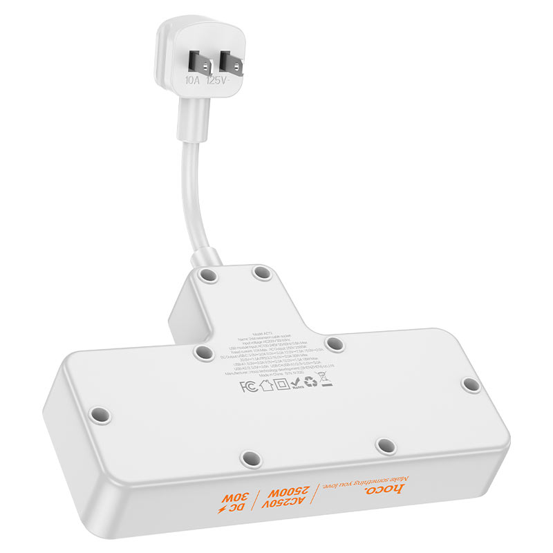 Power strip “AC12 Reise” PD30W + QC3.0 + 2 sockets US