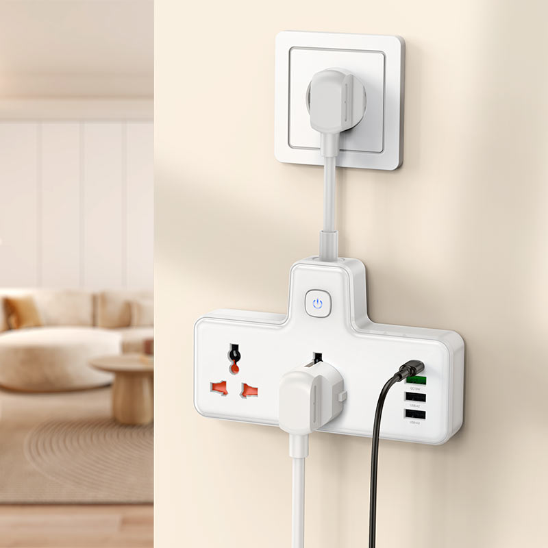 Power strip “AC12A Reise” PD30W + QC3.0 + 2 sockets EU