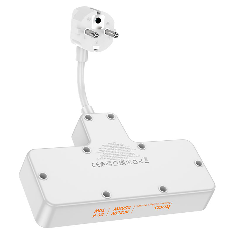 Power strip “AC12A Reise” PD30W + QC3.0 + 2 sockets EU