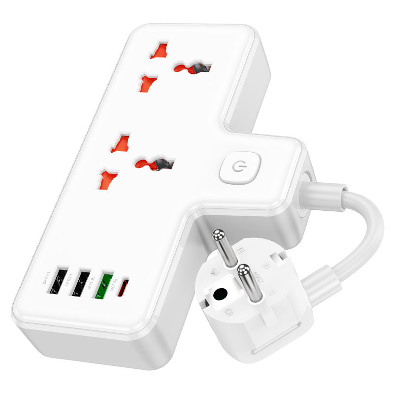 Power strip “AC12A Reise” PD30W + QC3.0 + 2 sockets EU