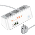 Power strip “AC23 Prominent” PD65W 4 ports + 3 sockets EU / GER