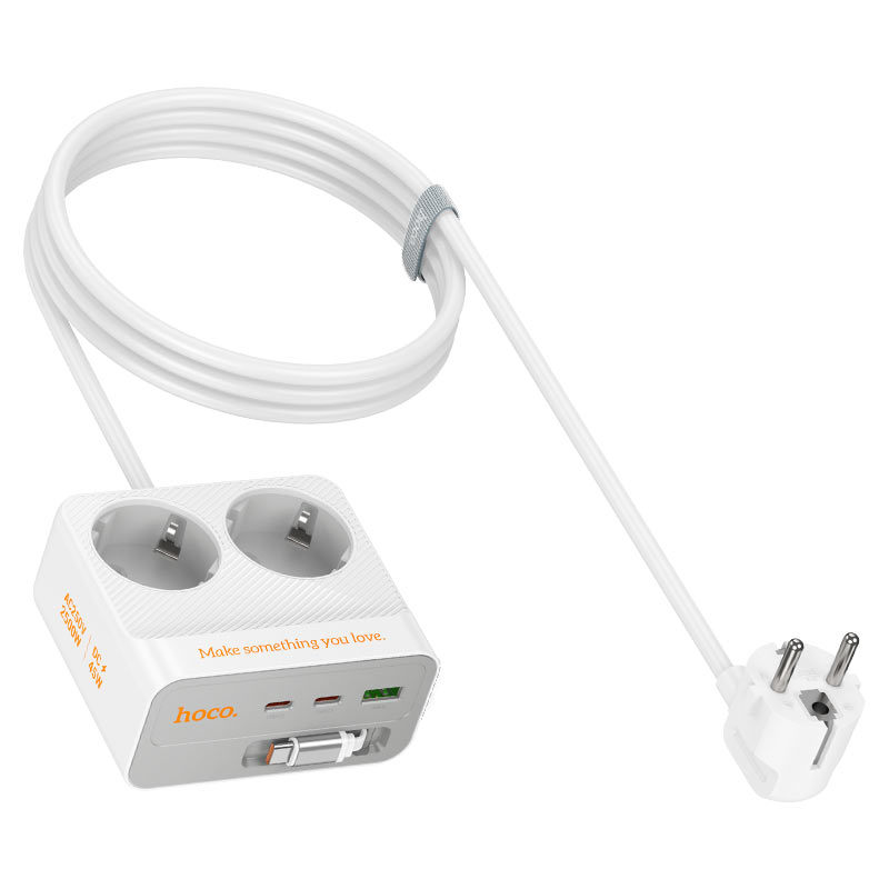 Power strip “AC28 Descanso” PD45W 4 outputs + 2 sockets EU / GER