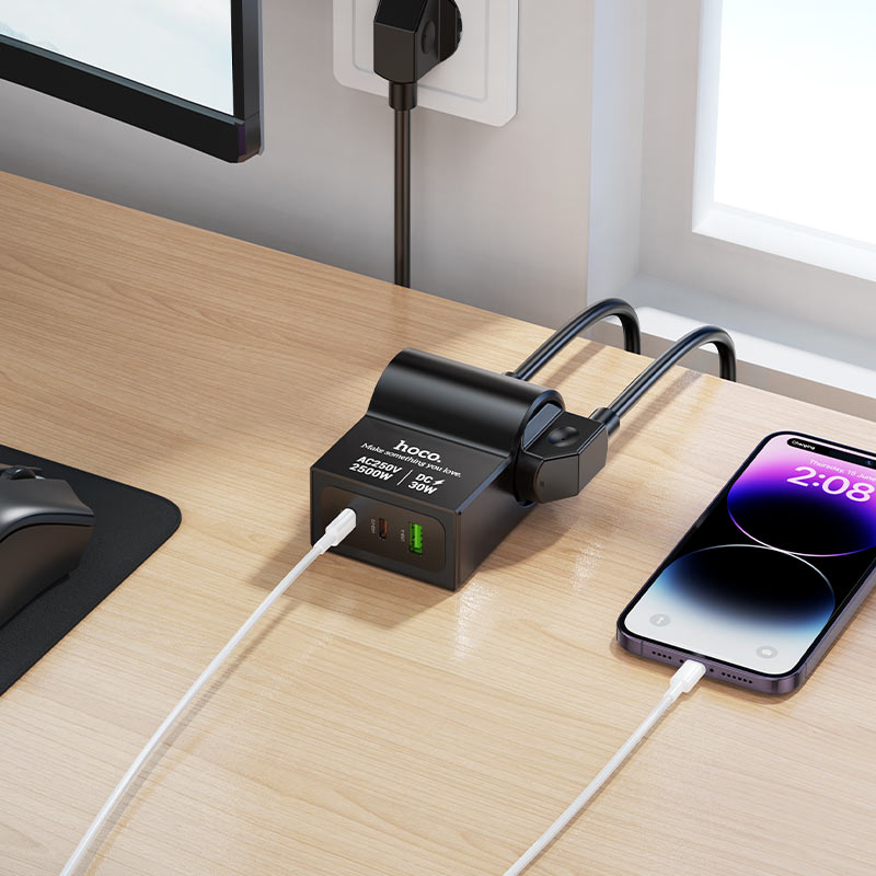 Power strip “AC33 Win” PD30W 3 ports + 1 socket EU / GER