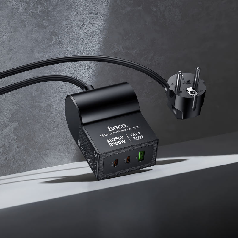 Power strip “AC33 Win” PD30W 3 ports + 1 socket EU / GER